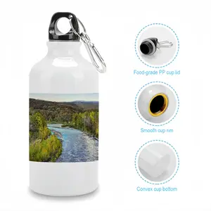 Landscape Impressionism White River Sport Water Bottle (Aluminum)