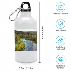 Landscape Impressionism White River Sport Water Bottle (Aluminum)