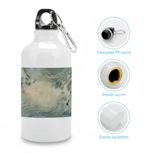 Close Up Cat Sport Water Bottle (Aluminum)