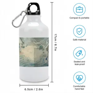 Close Up Cat Sport Water Bottle (Aluminum)