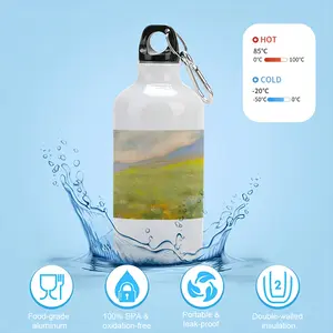 Flower Field Sport Water Bottle (Aluminum)