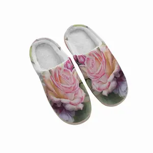 Men Melody Of Roses Winter Cotton Slippers