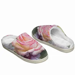 Men Melody Of Roses Winter Cotton Slippers