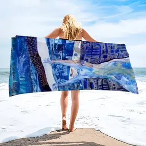 True Blue Bath Towel