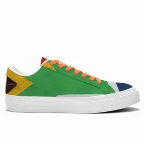 Men Pubic Flag South Africa Low Top Canvas Shoes