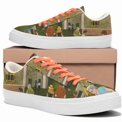 Men Going Nowhere Fast Low Top Canvas Shoes