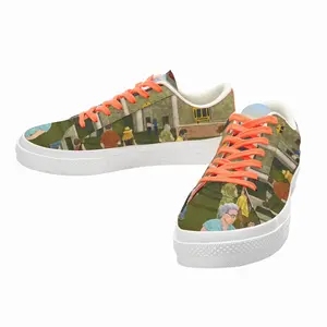 Men Going Nowhere Fast Low Top Canvas Shoes