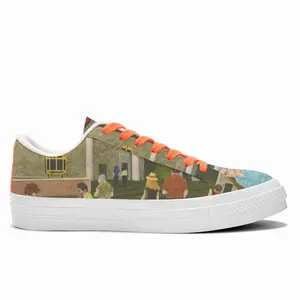 Men Going Nowhere Fast Low Top Canvas Shoes