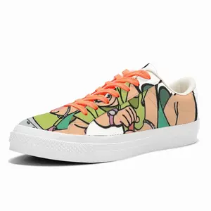 Men Love At First Sight Low Top Canvas Shoes