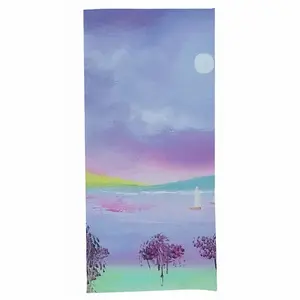 Moon Trees Bath Towel