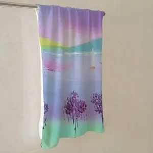 Moon Trees Bath Towel