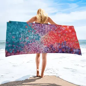 A Field Of Energy S Bath Towel