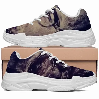 Men Malcolm X Portrait Chunky Sneakers