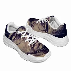 Men Malcolm X Portrait Chunky Sneakers