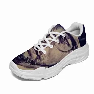 Men Malcolm X Portrait Chunky Sneakers