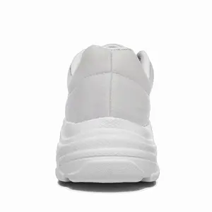 Men White Lines Chunky Sneakers