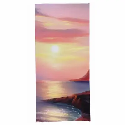 Red Sea Sunset Bath Towel