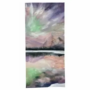 Aurora Borealis Bath Towel