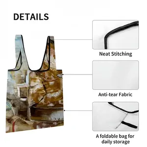 She Is Elsewhere Foldable Tote Bag