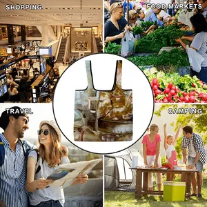 She Is Elsewhere Foldable Tote Bag