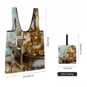 She Is Elsewhere Foldable Tote Bag