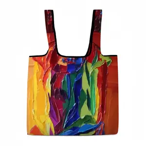 Lady In The Coffee Shop Foldable Tote Bag