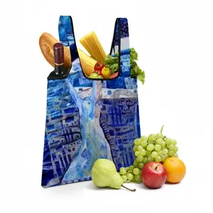 True Blue Foldable Tote Bag