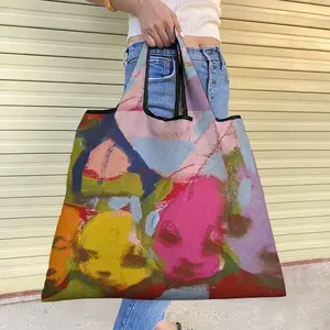 Indoor Mountain Foldable Tote Bag