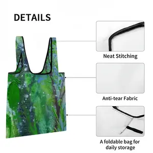 Twigs And Leaves Foldable Tote Bag