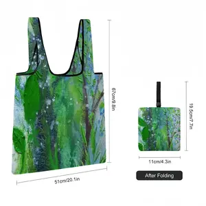 Twigs And Leaves Foldable Tote Bag