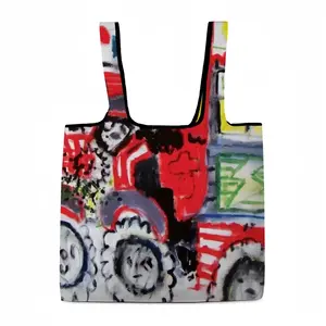 Lisbon Tuk-Tuk Foldable Tote Bag