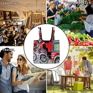 Lisbon Tuk-Tuk Foldable Tote Bag