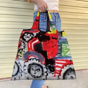 Lisbon Tuk-Tuk Foldable Tote Bag