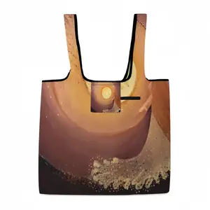 Embracing The Light F Foldable Tote Bag