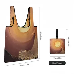 Embracing The Light F Foldable Tote Bag