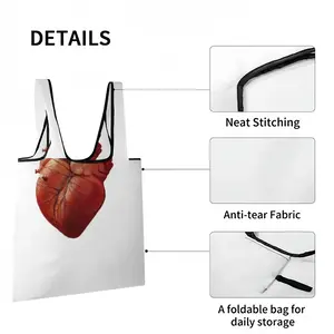 I Love You Foldable Tote Bag