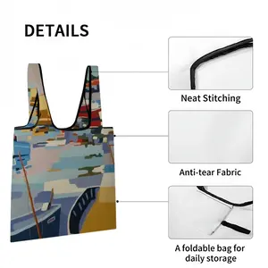 Sète La Pointe Courte Foldable Tote Bag