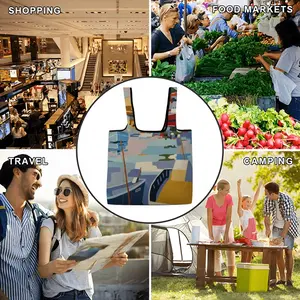 Sète La Pointe Courte Foldable Tote Bag