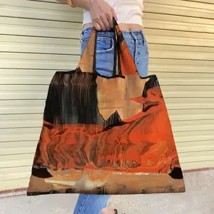 The God Of Sand Foldable Tote Bag