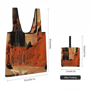 The God Of Sand Foldable Tote Bag