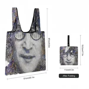 Imagine John Lennon Foldable Tote Bag