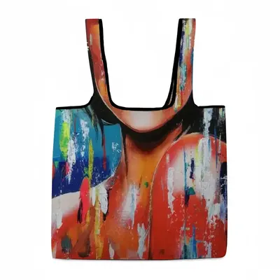 Summer Rain Foldable Tote Bag