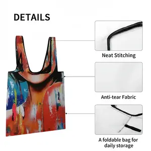 Summer Rain Foldable Tote Bag