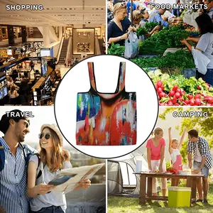 Summer Rain Foldable Tote Bag