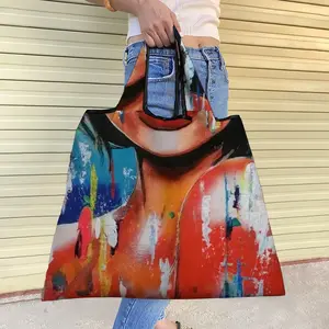 Summer Rain Foldable Tote Bag