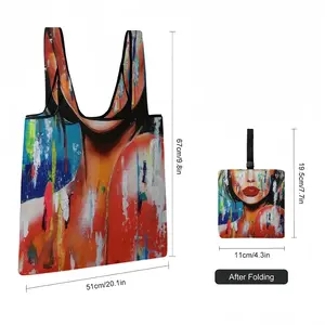 Summer Rain Foldable Tote Bag