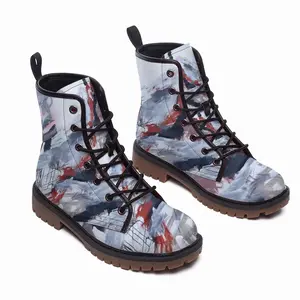 Men Hyperbolic Leather Work Boots