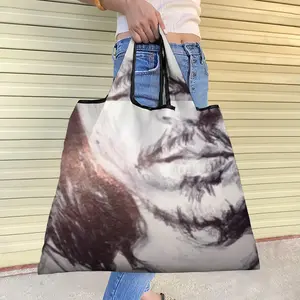 Johnny Depp Portrait Foldable Tote Bag