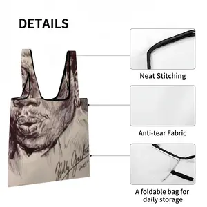 Bernie Mac Portrait Foldable Tote Bag