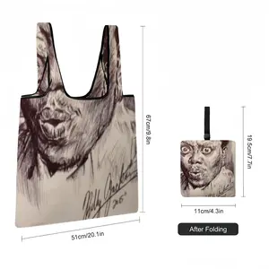 Bernie Mac Portrait Foldable Tote Bag